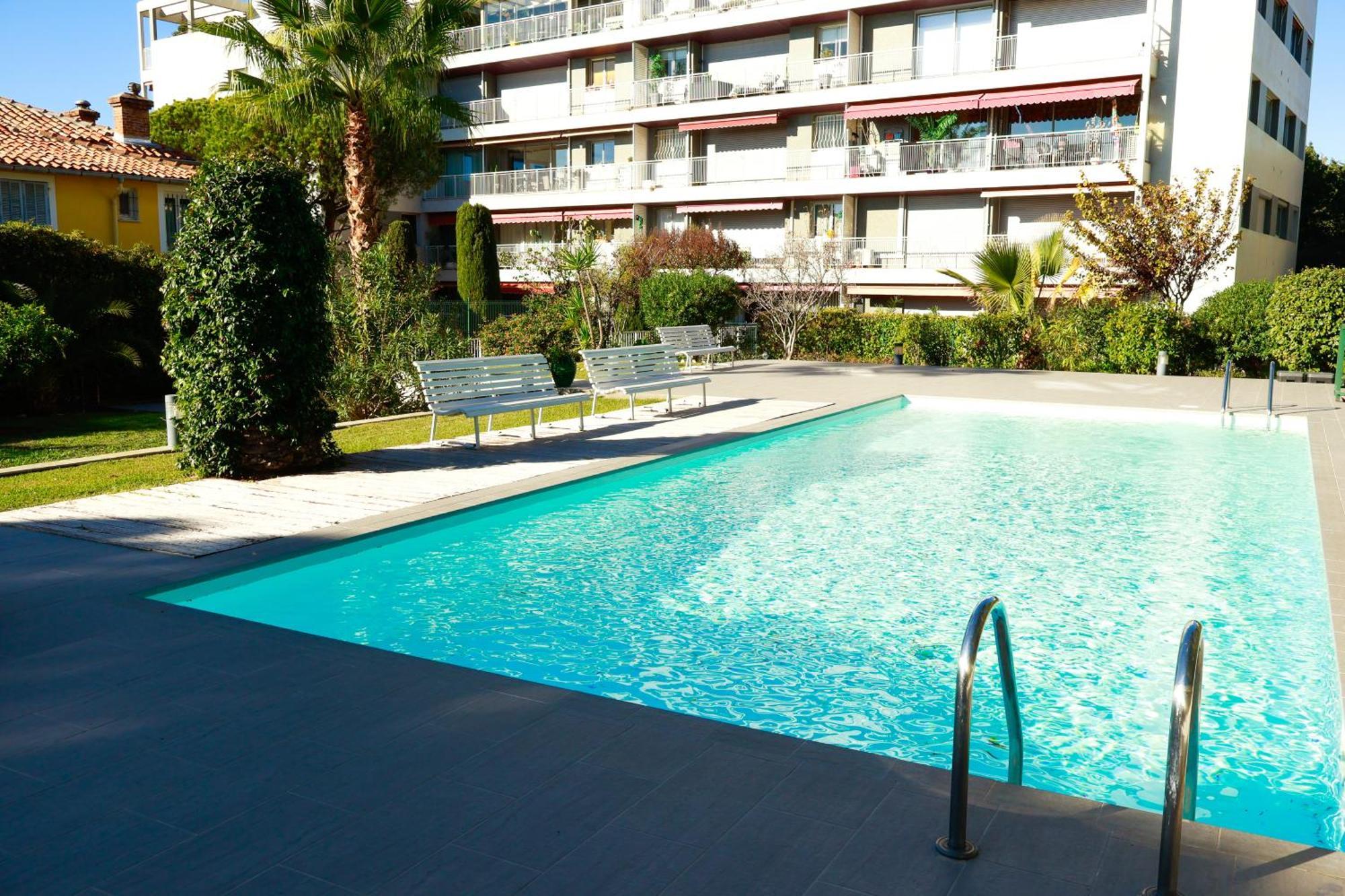 Studio- Nice Mont Boron, Piscine Sur La Residence Exterior photo